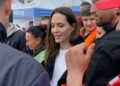 Angelina Jolie em Lviv/Foto: Volodymyr Lys/Reprodução Ukrinform.