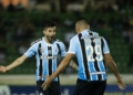 Grêmio venceu o Guarani e assumiu momentaneamente a vice-liderança do Brasileirão SportingBet Série B/Foto: Créditos: Diogo Reis/AGIF/Divulgação CBF.
